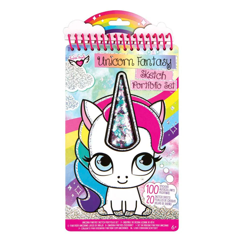 Libreta Unicornio Fantasía Fashion Angels - 36