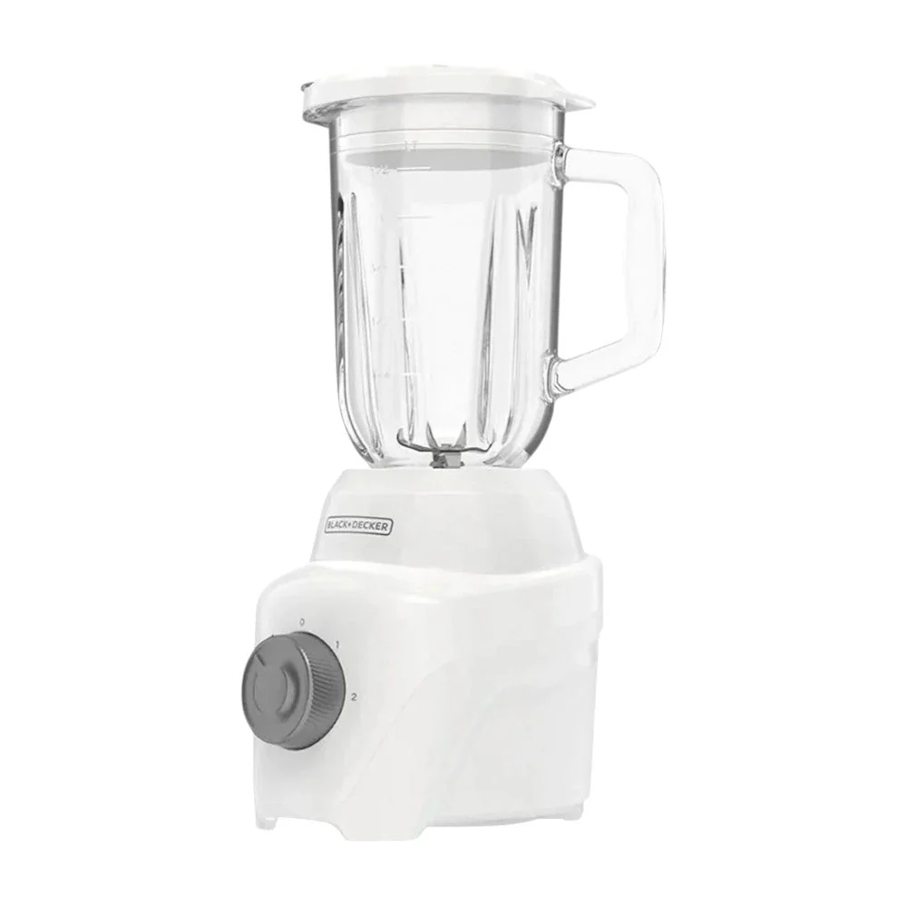 Licuadora Black&Decker 1.65 Litros / Jarra Plástica / 2 Velocidades / Blanca - Image 4