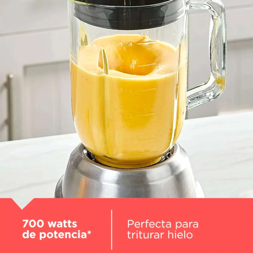Licuadora Black&Decker 8 Velocidades / Jarra de Vidrio / Acero Inoxidable - Image 9