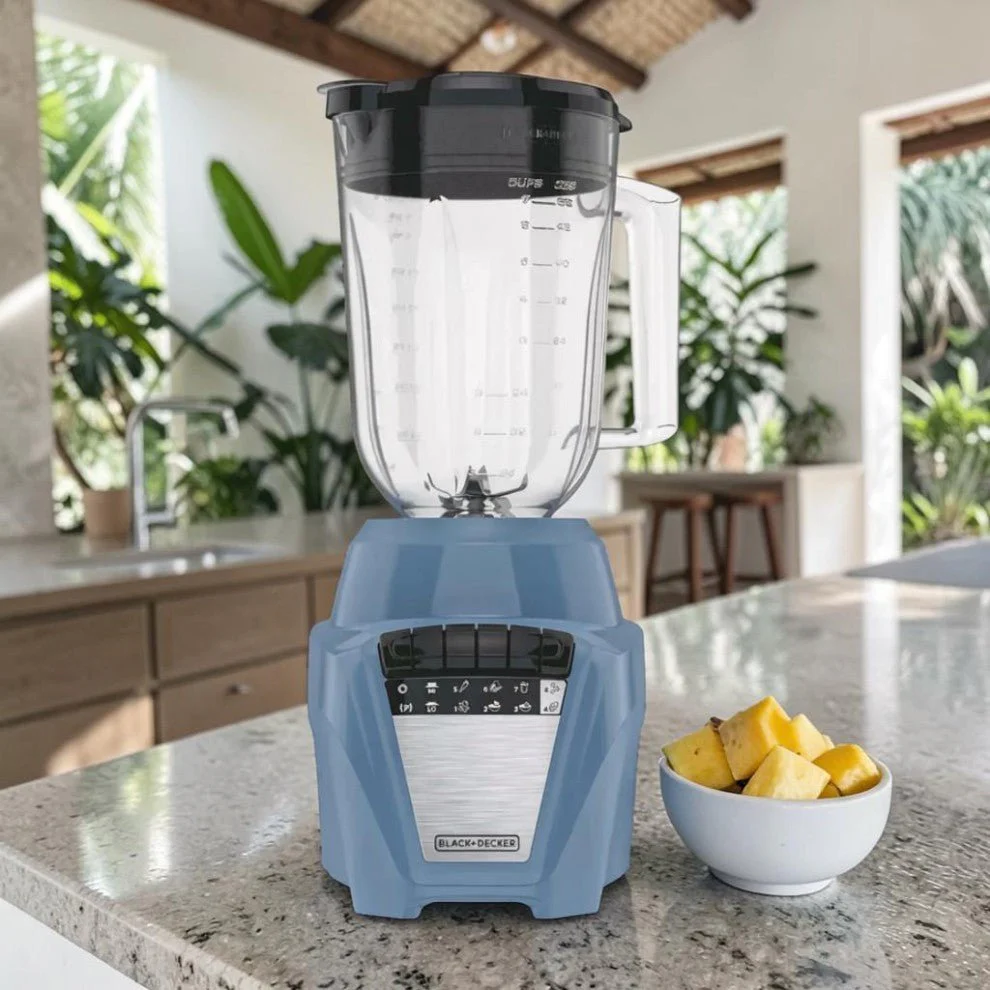 Licuadora Black&Decker 8 Velocidades / Jarra Plástica / Celeste