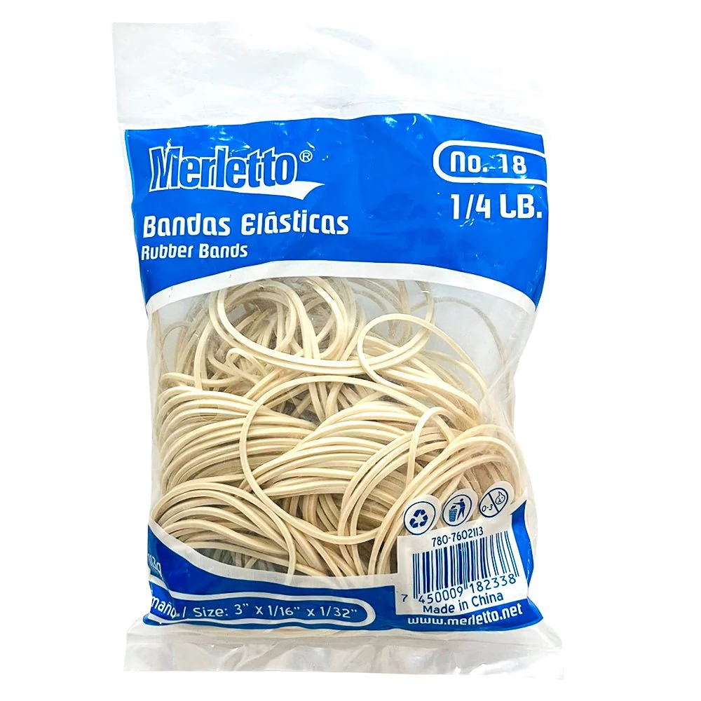 Ligas Elásticas / Merletto - 3" x 1/16" x 1/32"
