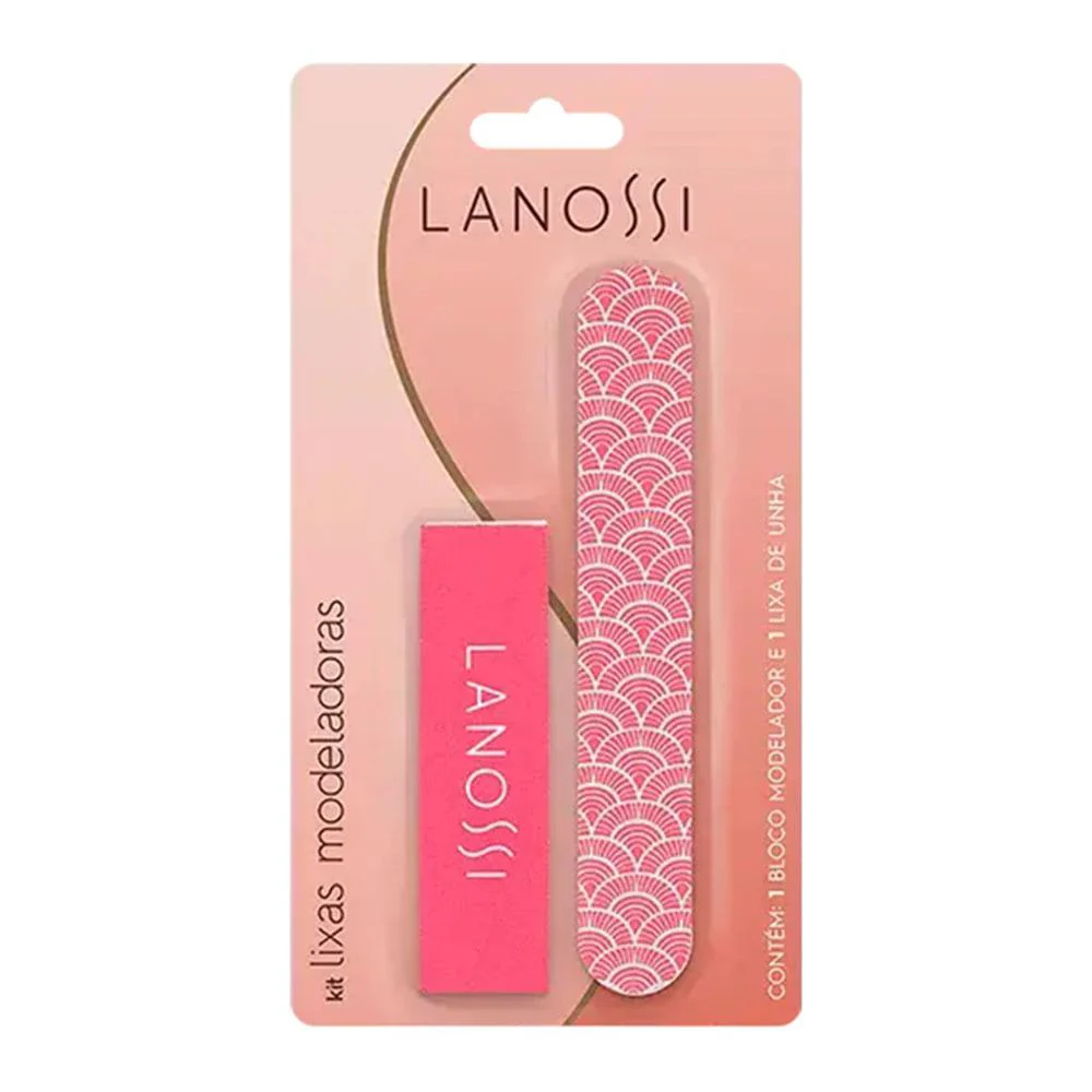 Lima Para Uñas Lanossi Modeladora 2 Piezas