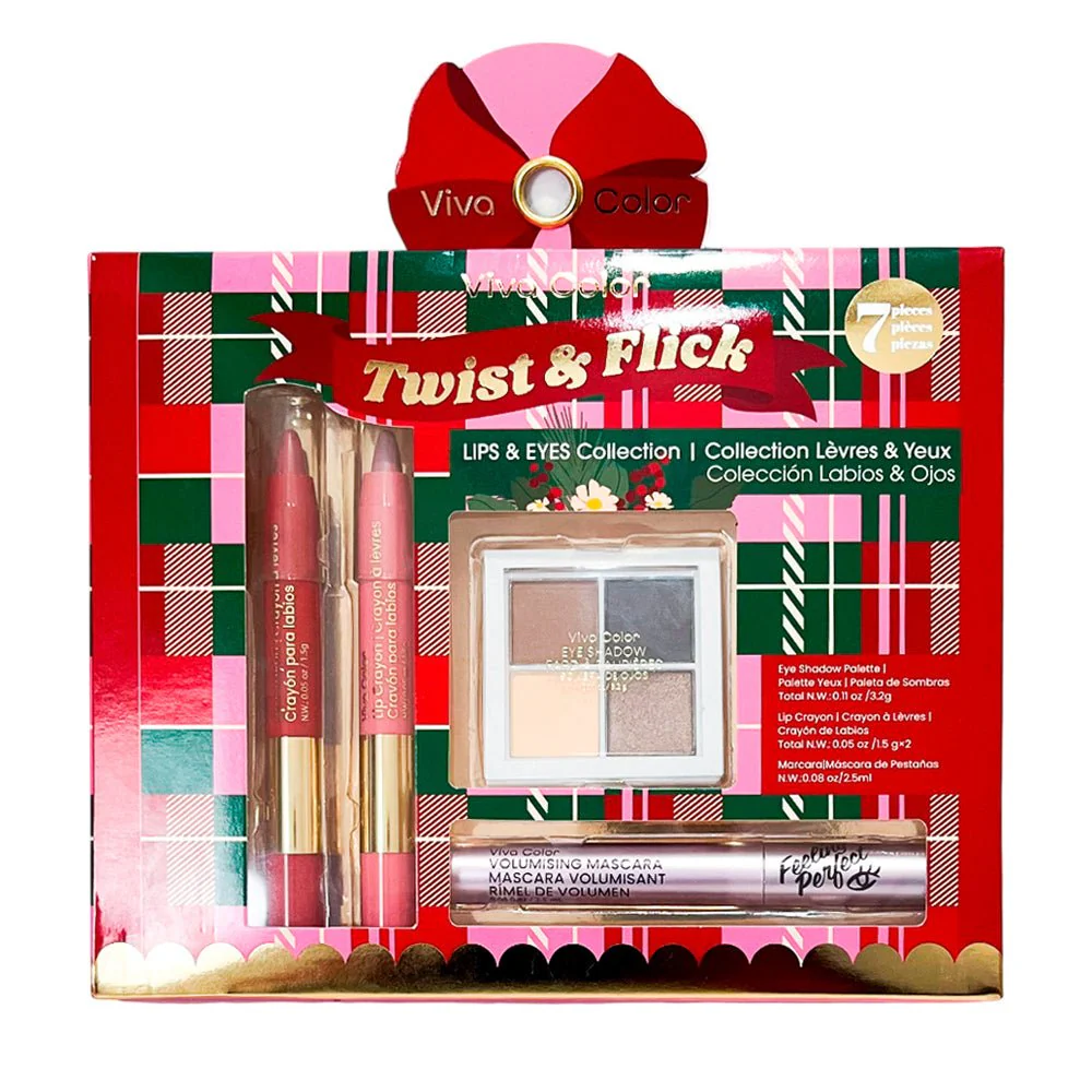 Lip & Eye Viva Color Twist & Flick Set De 7 Piezas - Image 2