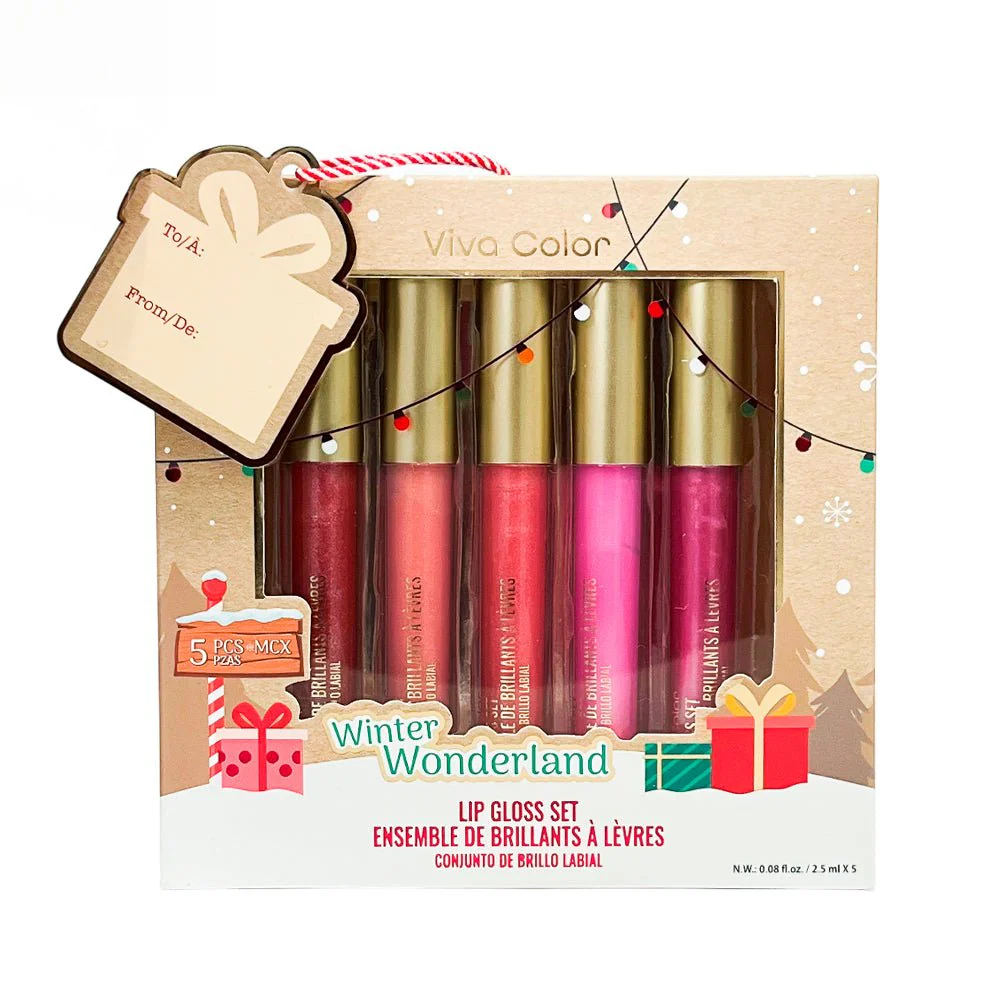 Lip Gloss Viva Color 5 Piezas Winter Wonderland - Image 2
