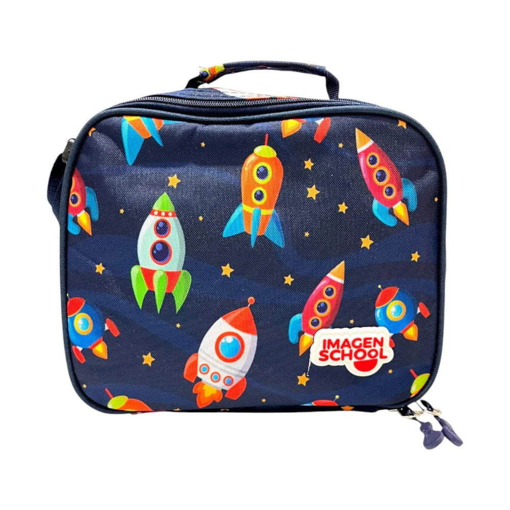 Lonchera Escolar Imagen School Para Niño / Estampado Espacial - Image 2