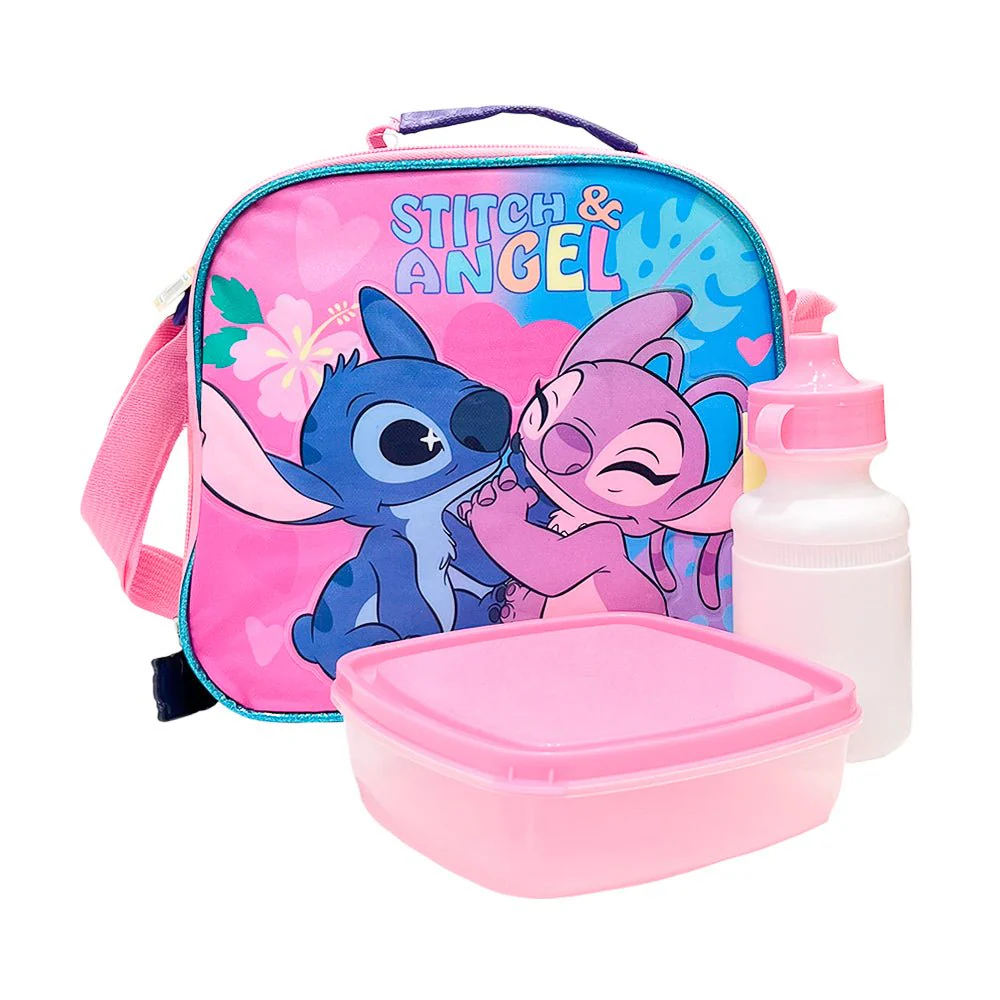 Lonchera Escolar Stitch Pouch con Accesorios - Image 3
