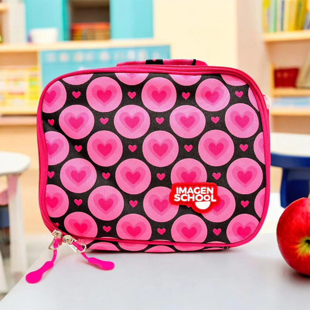 Lonchera Imagen School Para Niña / Estampado de Emoji / Surtida