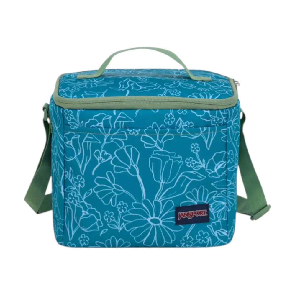 Lonchera Jansport Snack Delightful Daisies Turquesa - Image 2
