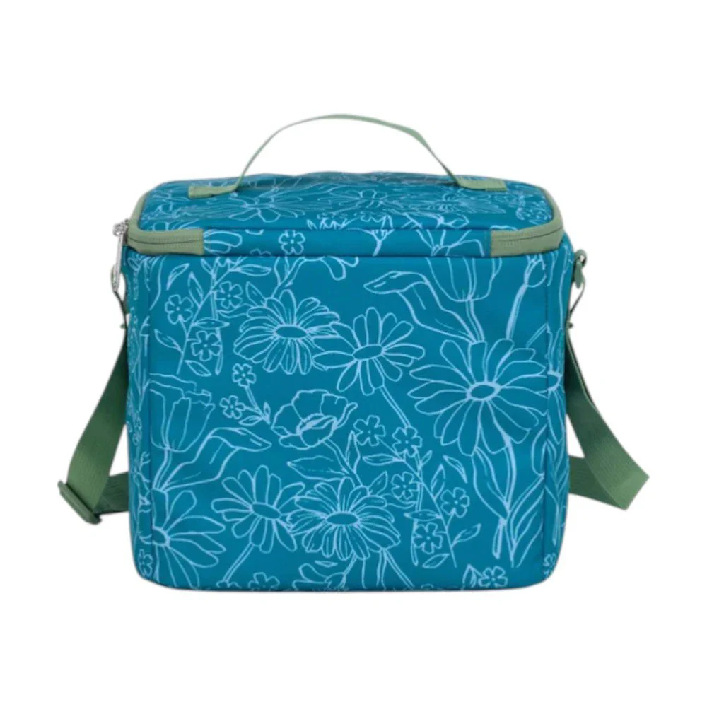 Lonchera Jansport Snack Delightful Daisies Turquesa - Image 3