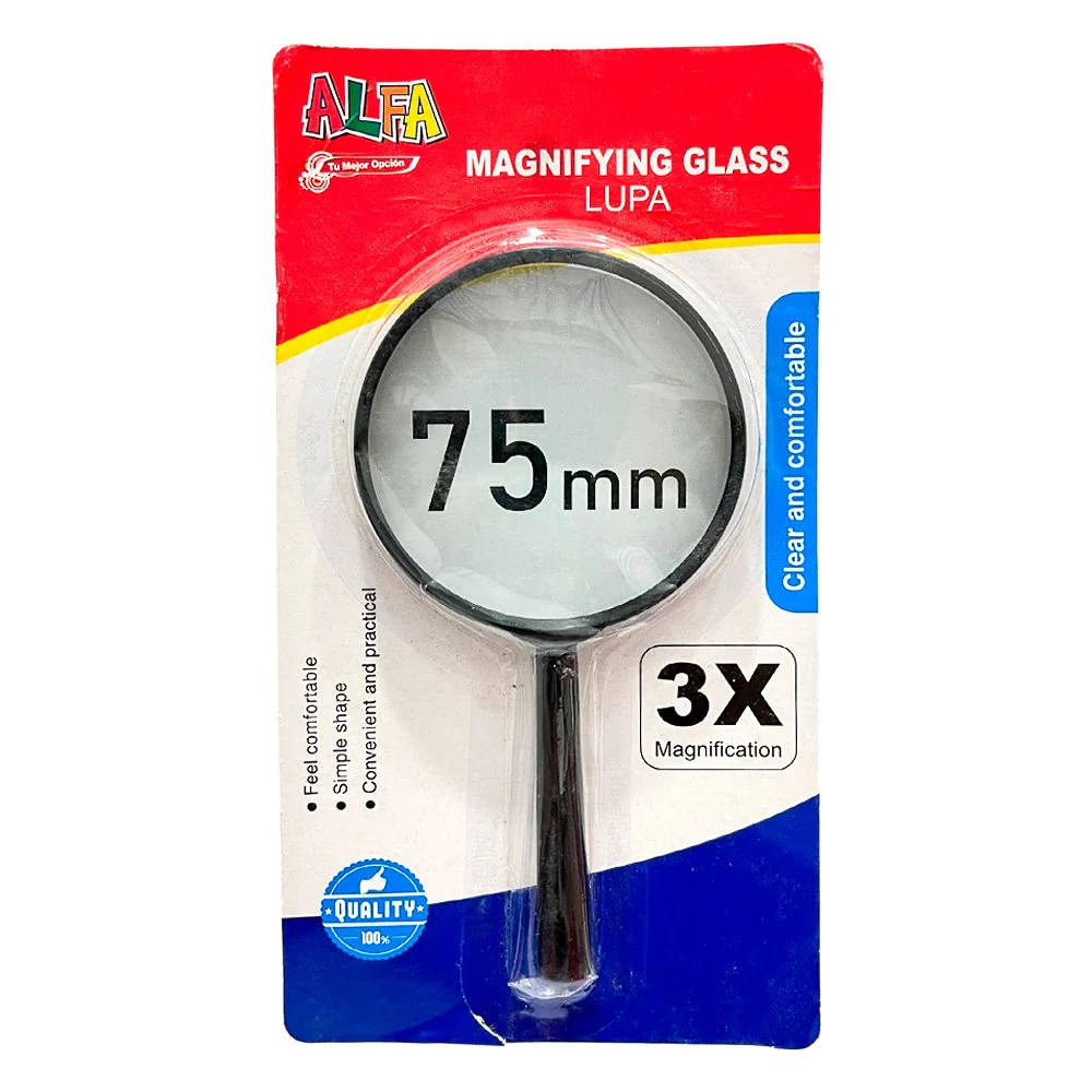Lupa Óptica Alfa / 75 mm