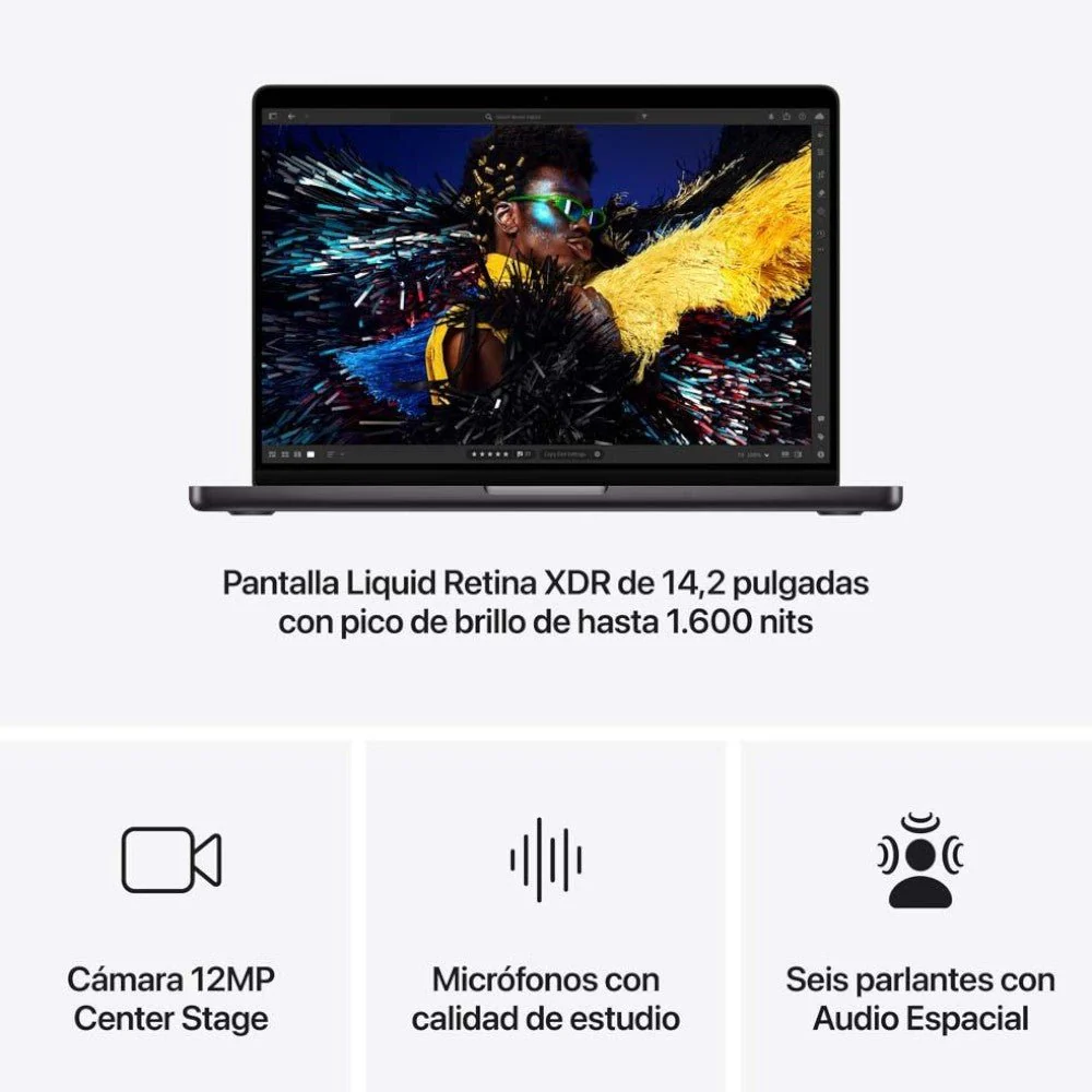 MacBook Pro 14" / 512GB SSD / Negro - Image 4
