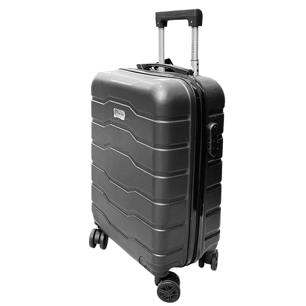 Maleta Para Viaje Clipper Club de 20" / Negra / Con Ruedas - Image 2