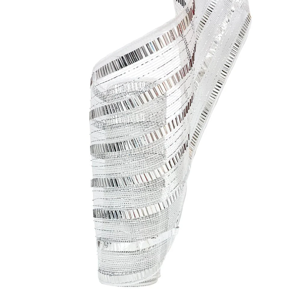 Malla Navideña Blanco-Plata / 27 x 10 Yardas / Miro Christmas