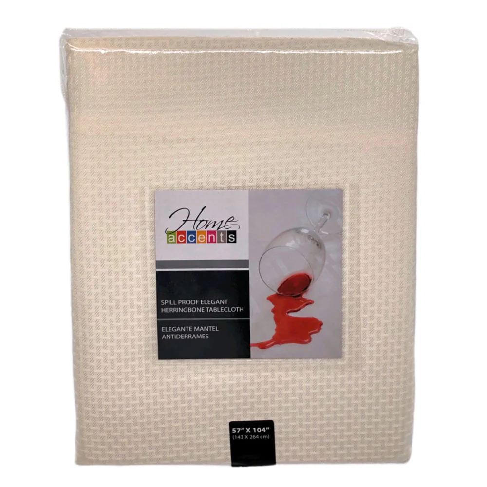 Mantel Para Mesa Home Accents 57" x 104" - Beige