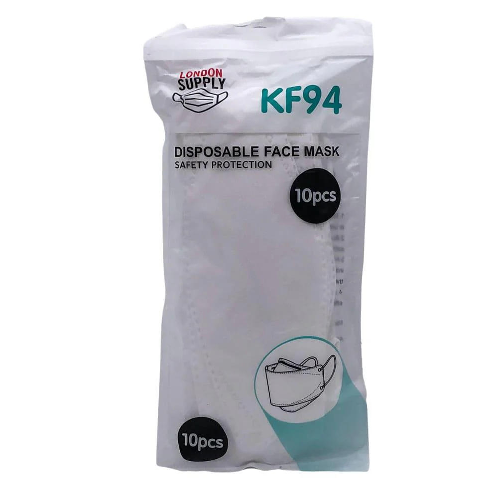 Mascarilla Desechable KF94 London 10 Piezas 2