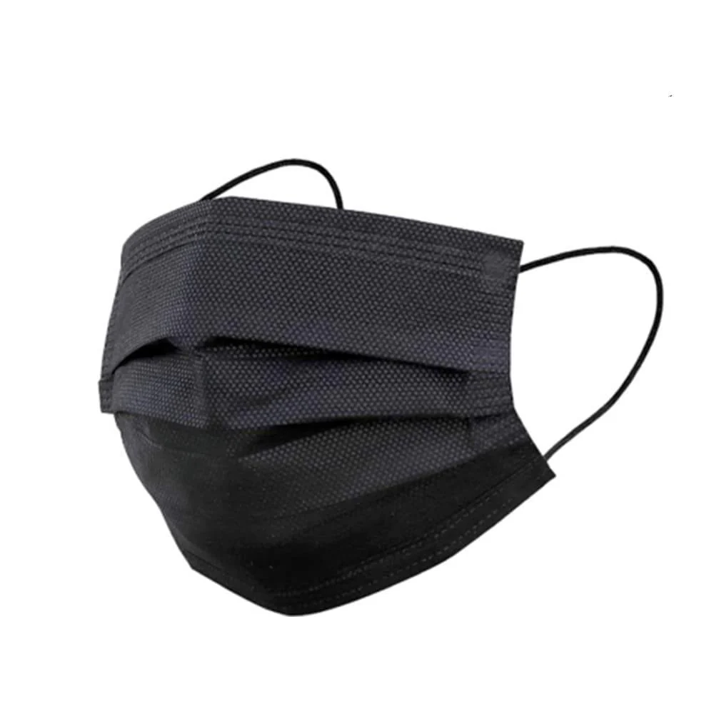 Mascarilla Hongyu Teens Negra 50 Piezas