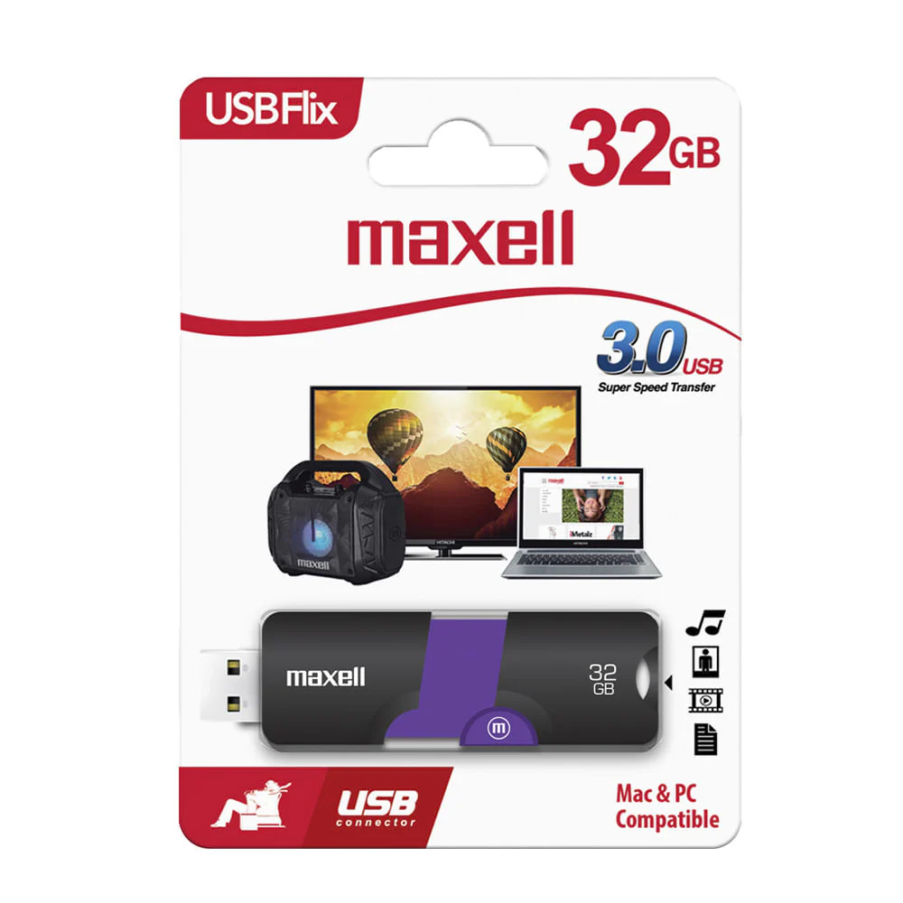 Memoria USB FLIX Maxell 32GB | Purpura - Image 2