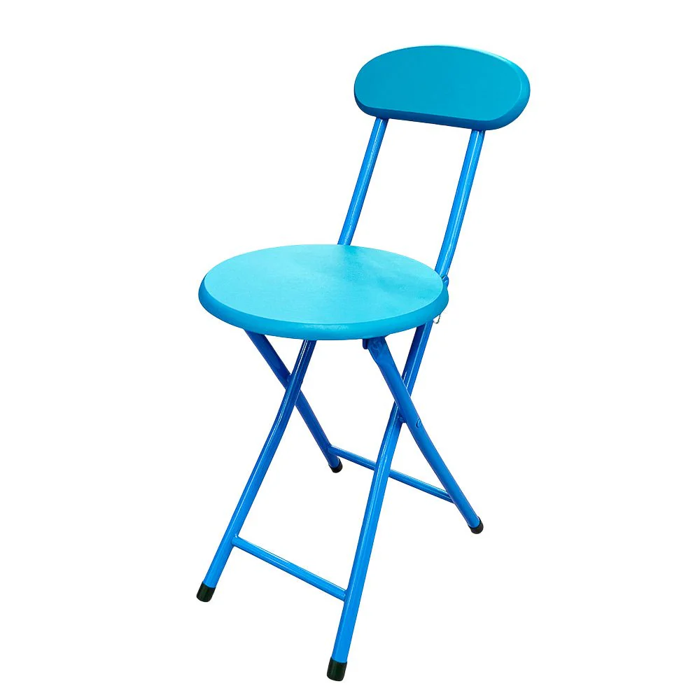 Mesa Con Silla Plegables Elements Furniture / MDF-Metal / Azul - Image 4