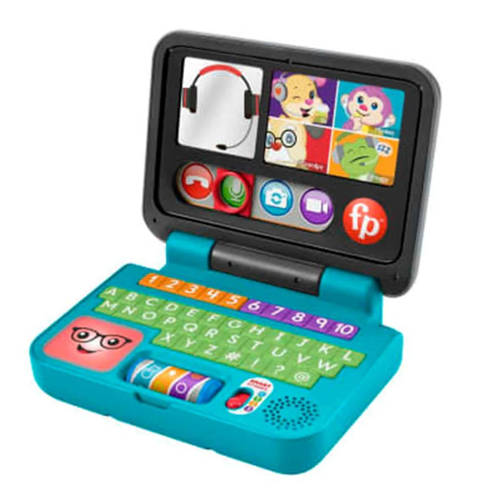 Mi Primera Laptop de Aprendizaje Fisher-Price Ríe y Aprende - Image 2