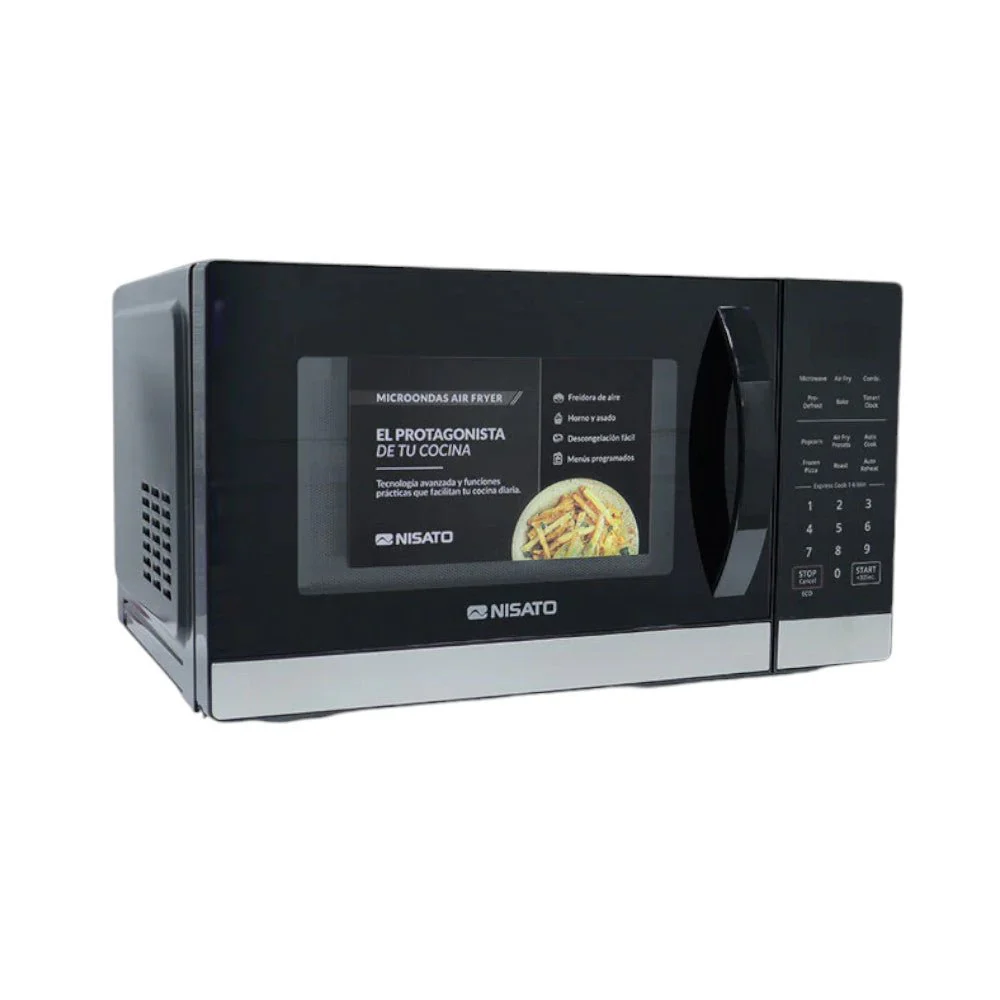 Microonda Nisato 1.0 Pies Cúbicos Con Air Fryer 30Lt - Negro - Image 2