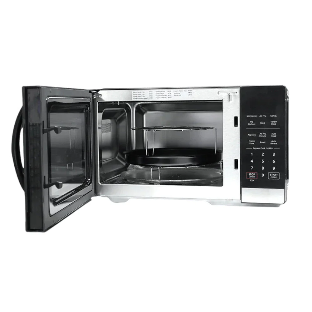 Microonda Nisato 1.0 Pies Cúbicos Con Air Fryer 30Lt - Negro - Image 3