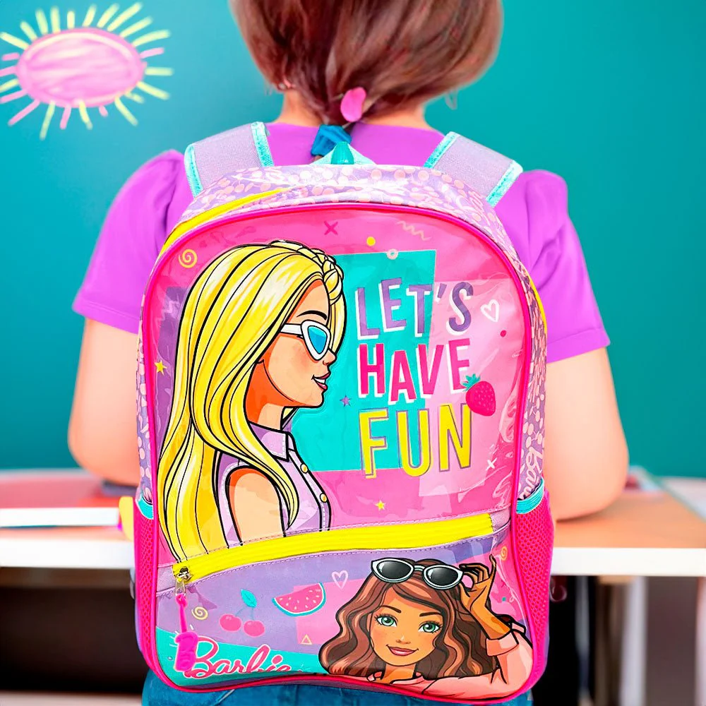 Mochila 15” Barbie Let´s Have Fun