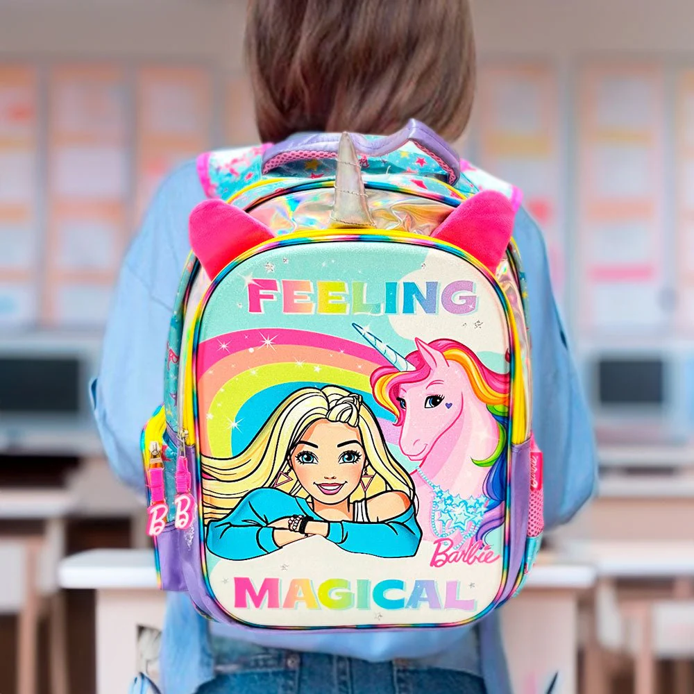 Mochila 15” Barbie Unicornio Feeling Magical