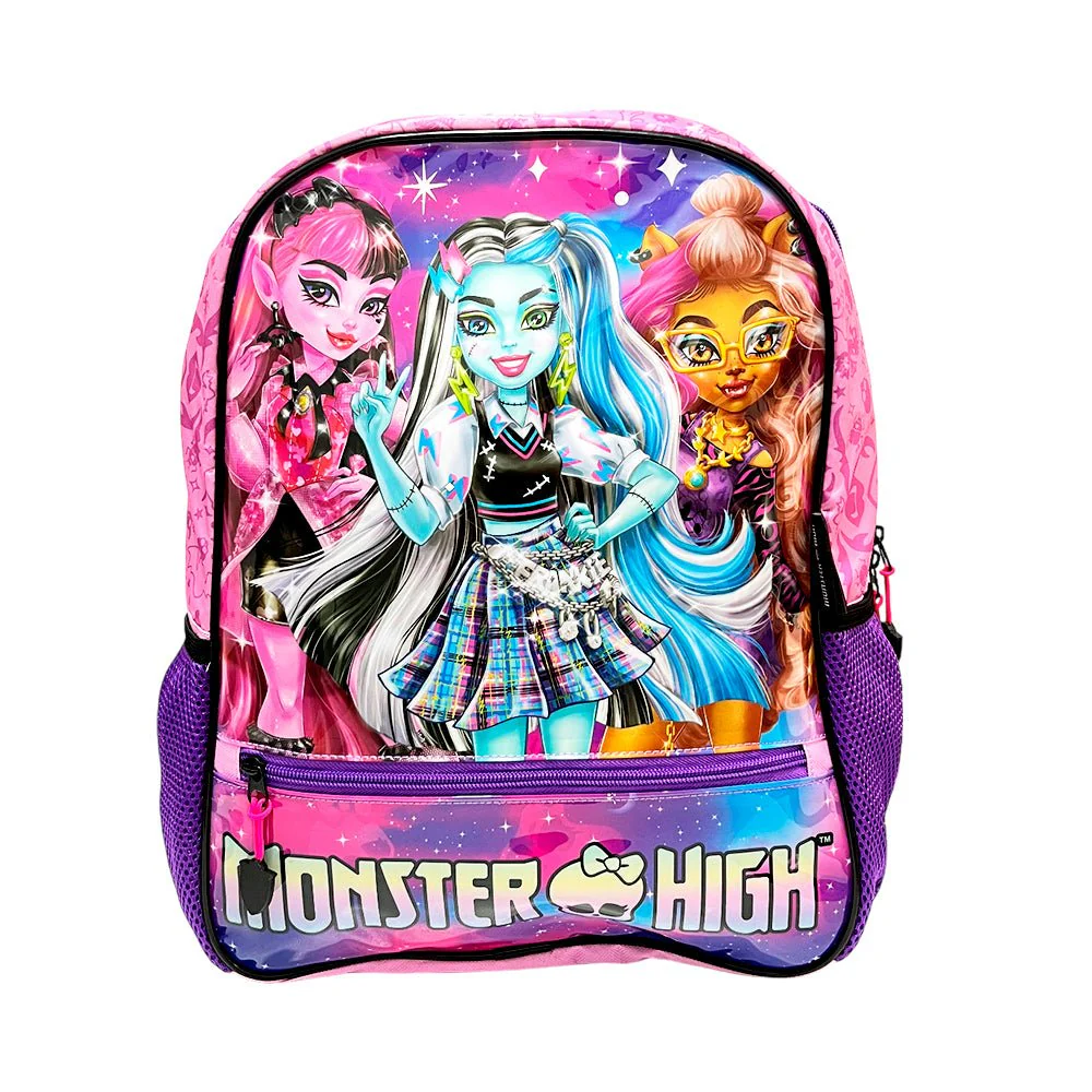 Mochila 16” Monster High Clawdeen Wolf/Frankiesten/Draculaura - Image 2