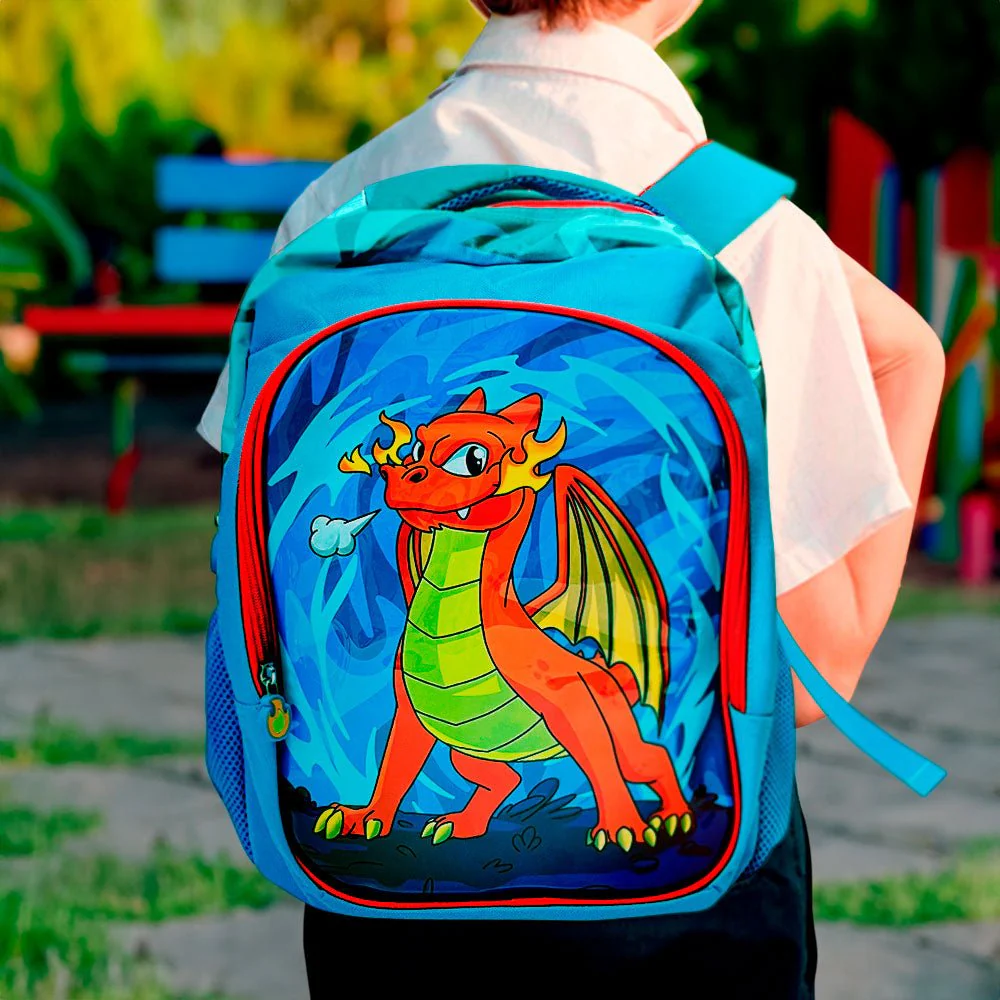 Mochila Escolar Scribe / Dragon / 16”