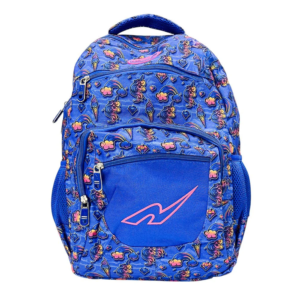 Mochila 17" Apomax Estampada Para Niña / Surtida