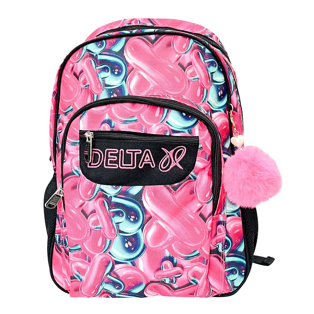 Mochila Delta 17" / Estampada Corazones / Para Niña / Surtido - Image 3