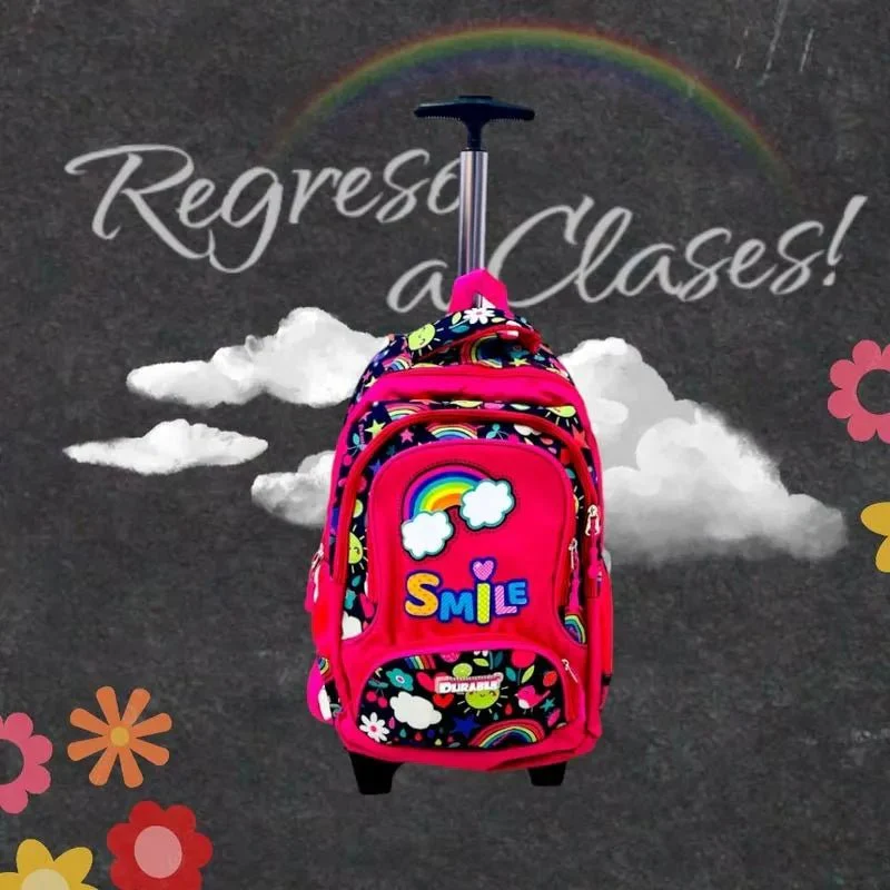 Mochila Durable Con Ruedas Estampada - Image 4