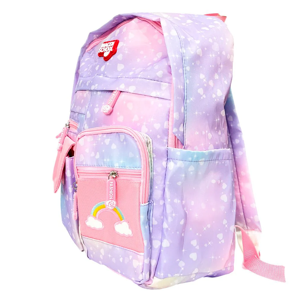 Mochila Escolar 17" Imagen School / Estampada / Para Niña - Image 2