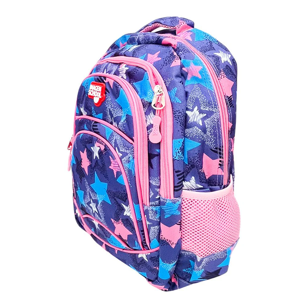 Mochila Escolar 17" Imagen School / Estampado Estrellado / Niña / Surtido - Image 2