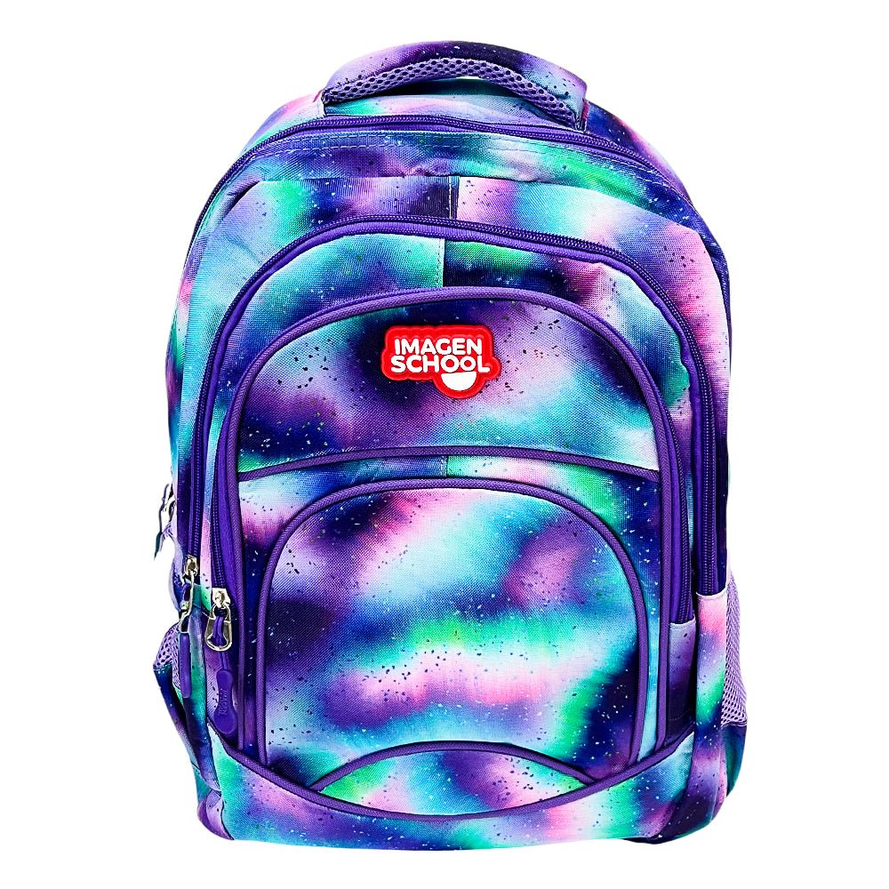 Mochila Escolar 17" Imagen School / Estampado Estrellado / Niña / Surtido - Image 3