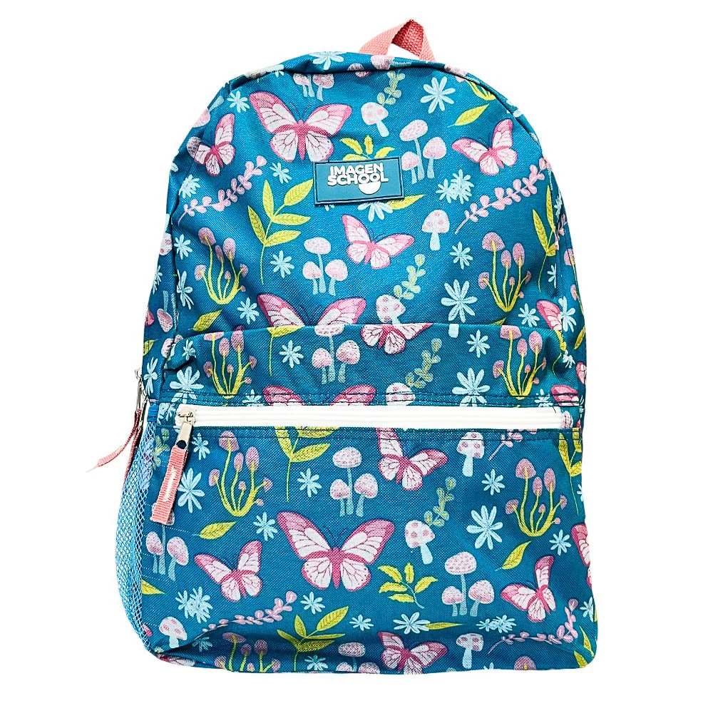 Mochila Escolar 17” Imagen School/Niña/Turquesa
