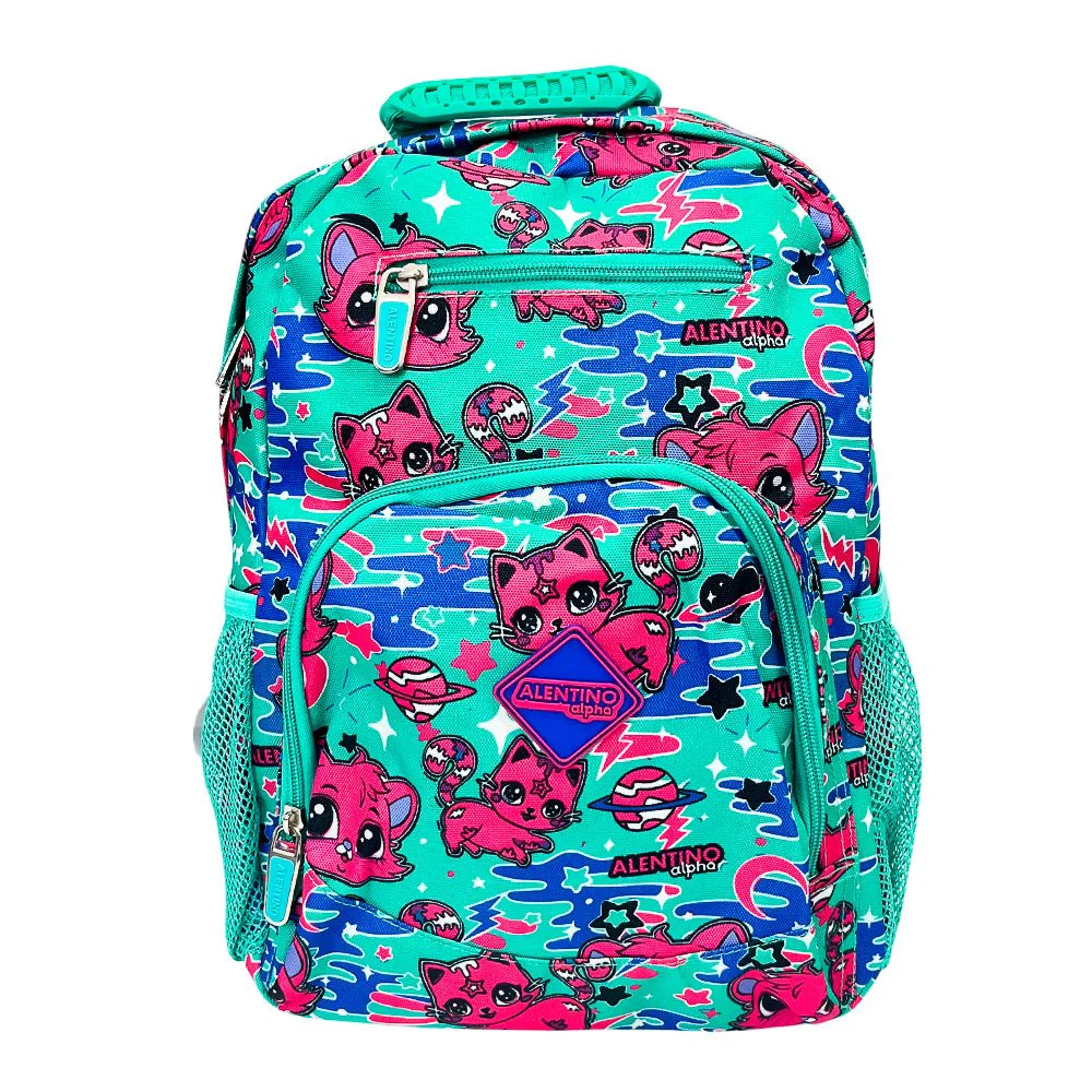 Mochila Escolar Alentino / Alpha Space Cat / 15"