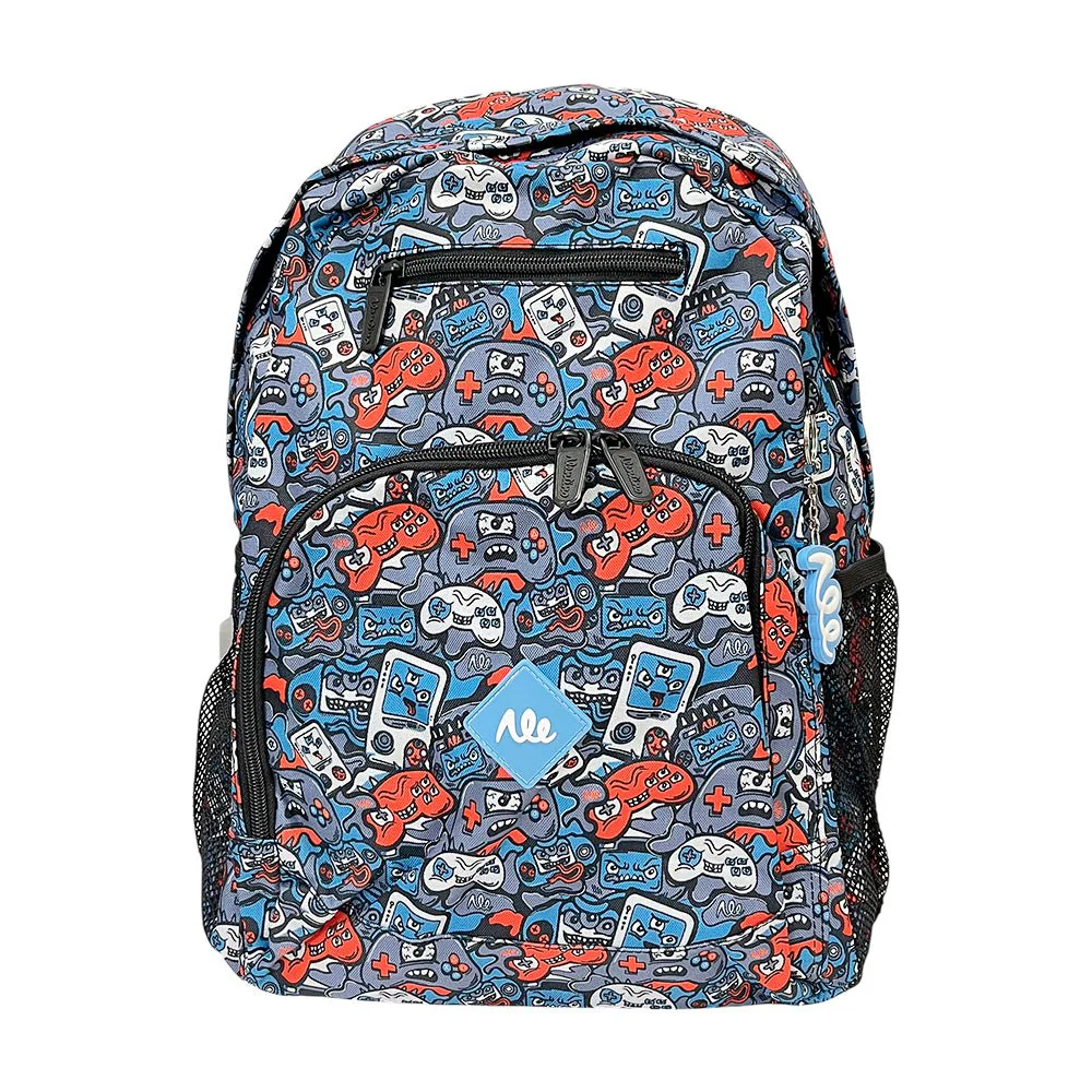 Mochila Escolar Alentino / Game Over / 17”