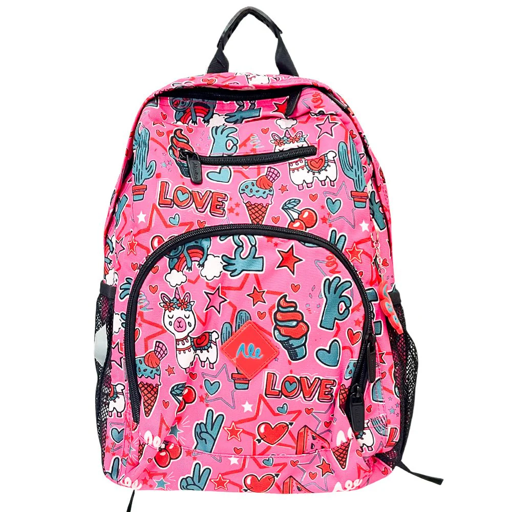 Mochila Escolar Alentino / Live Ale / 17"