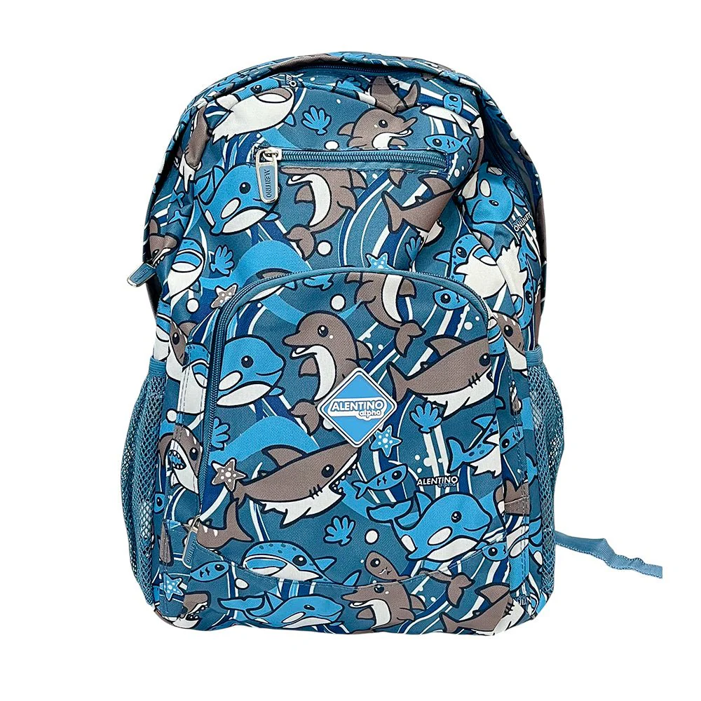 Mochila Escolar Alentino / New Alpha Shark / 17”