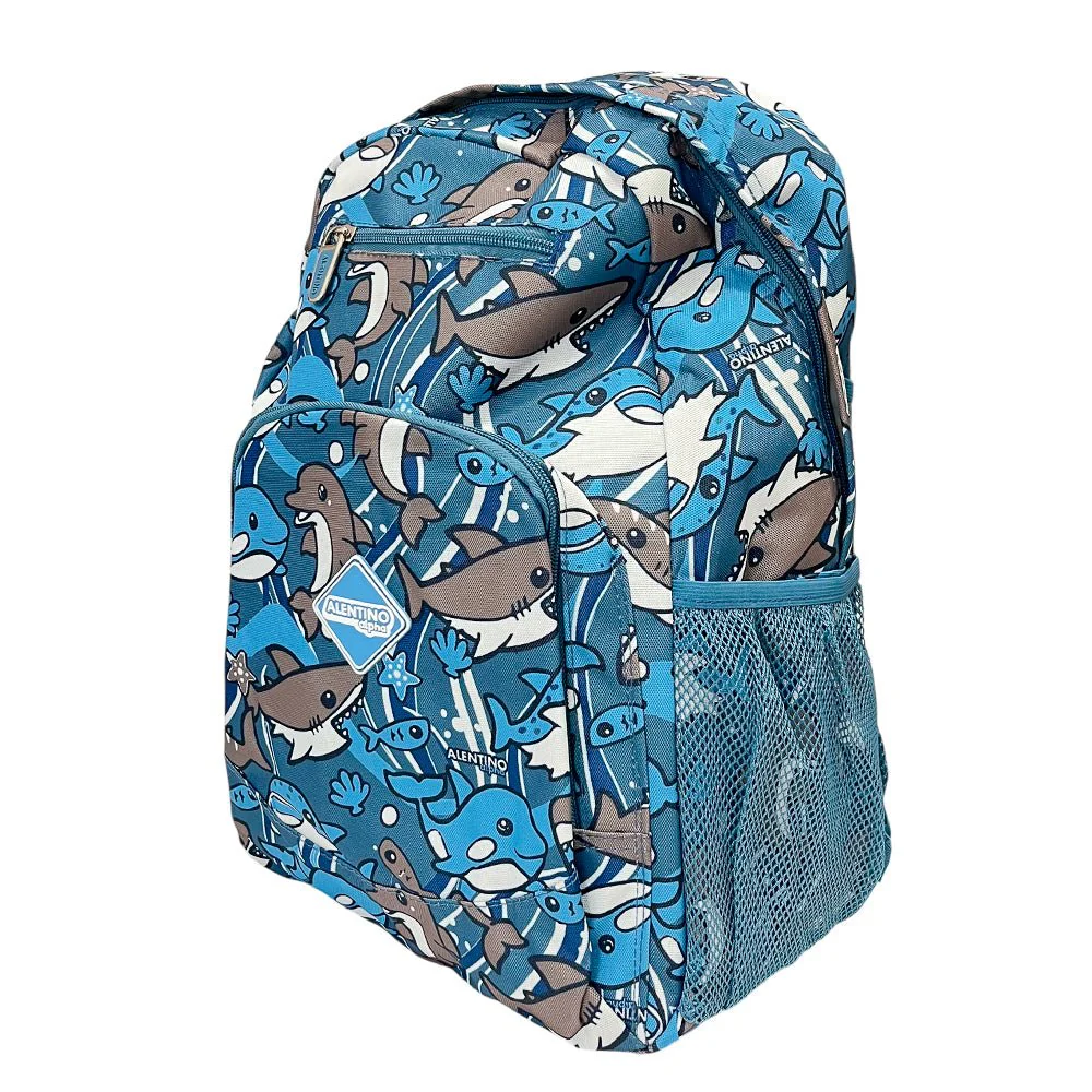 Mochila Escolar Alentino / New Alpha Shark / 17” - Image 2