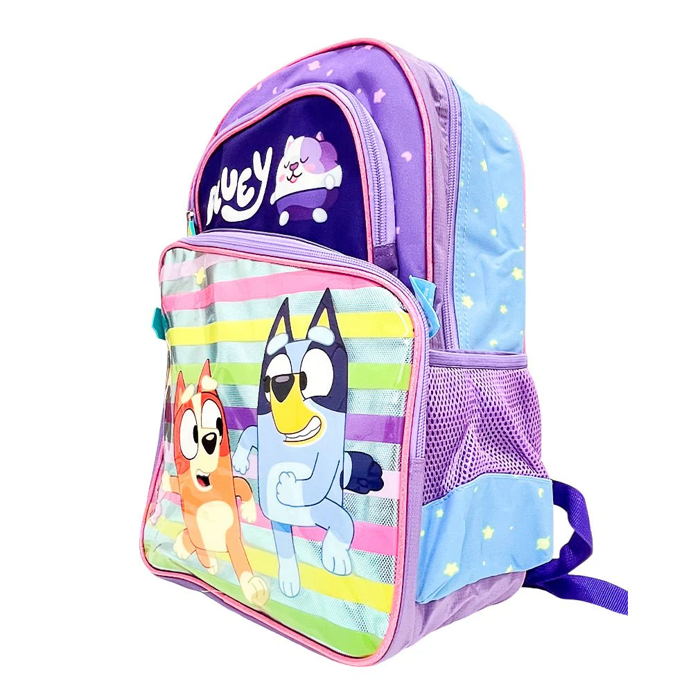 Mochila Escolar Bluey Metálica / Niña / 16" - Image 2