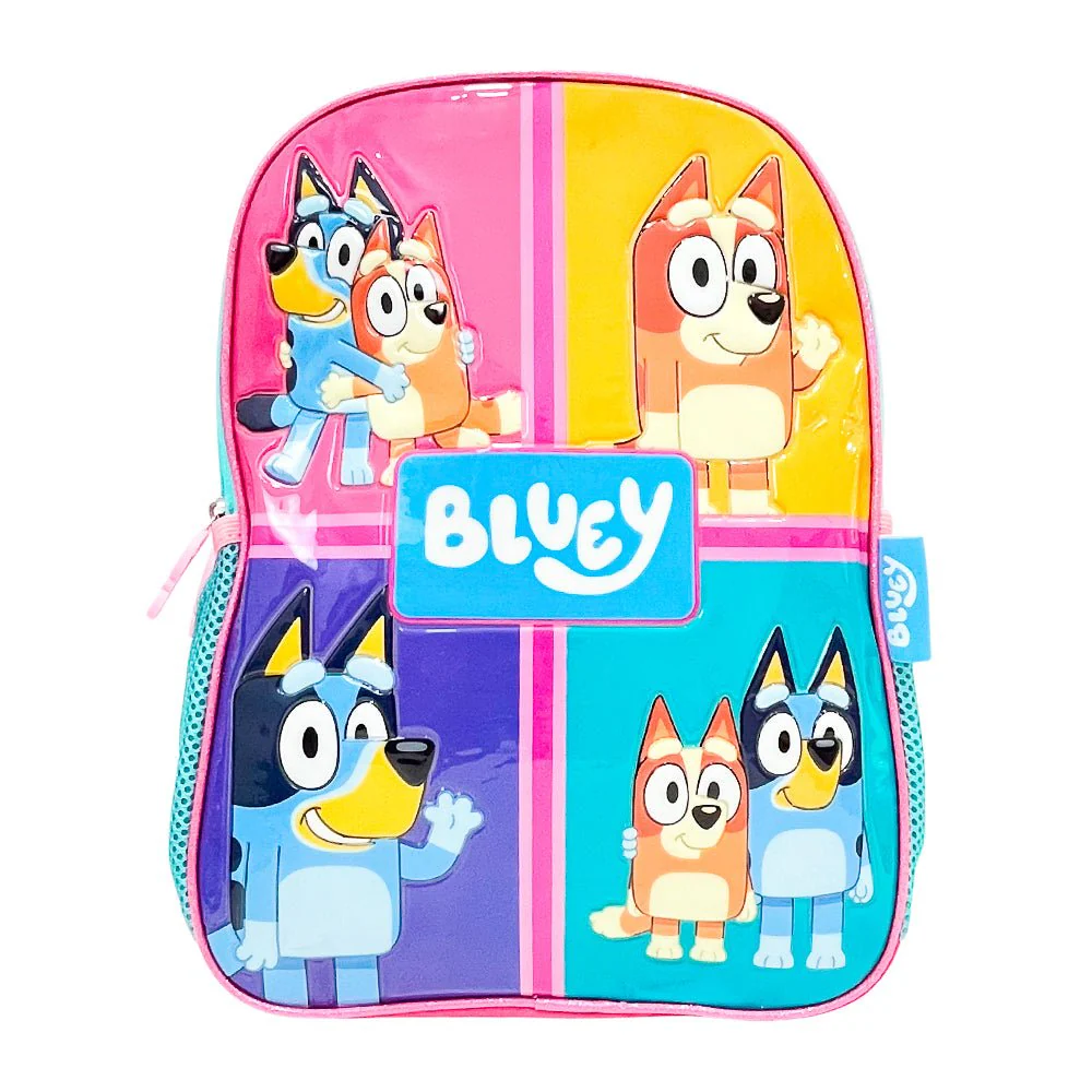 Mochila Escolar Bluey / Niña 14"