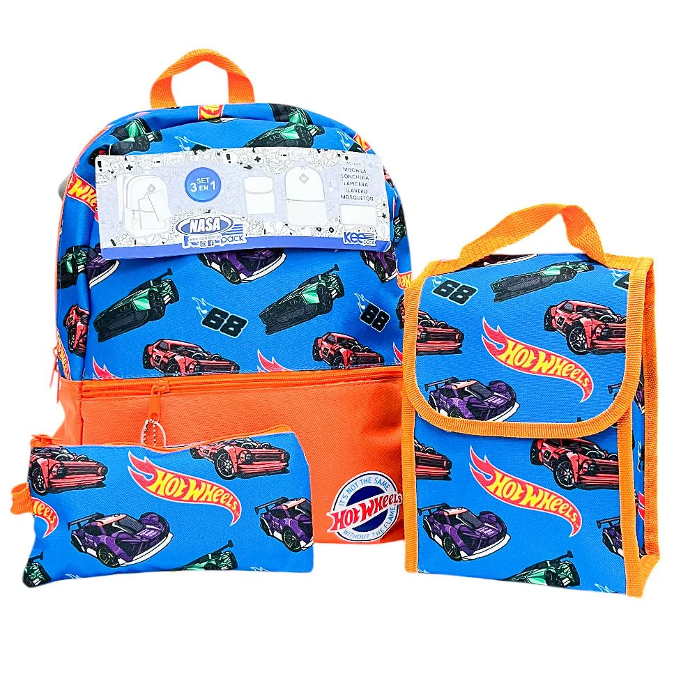 Mochila Escolar Set Hotwheels / 15” - Image 2