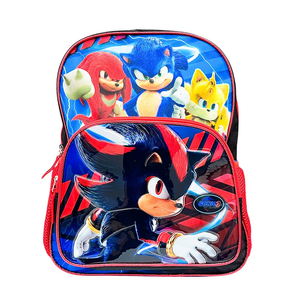 Mochila Escolar Sonic – The Sonic 3 / 16”