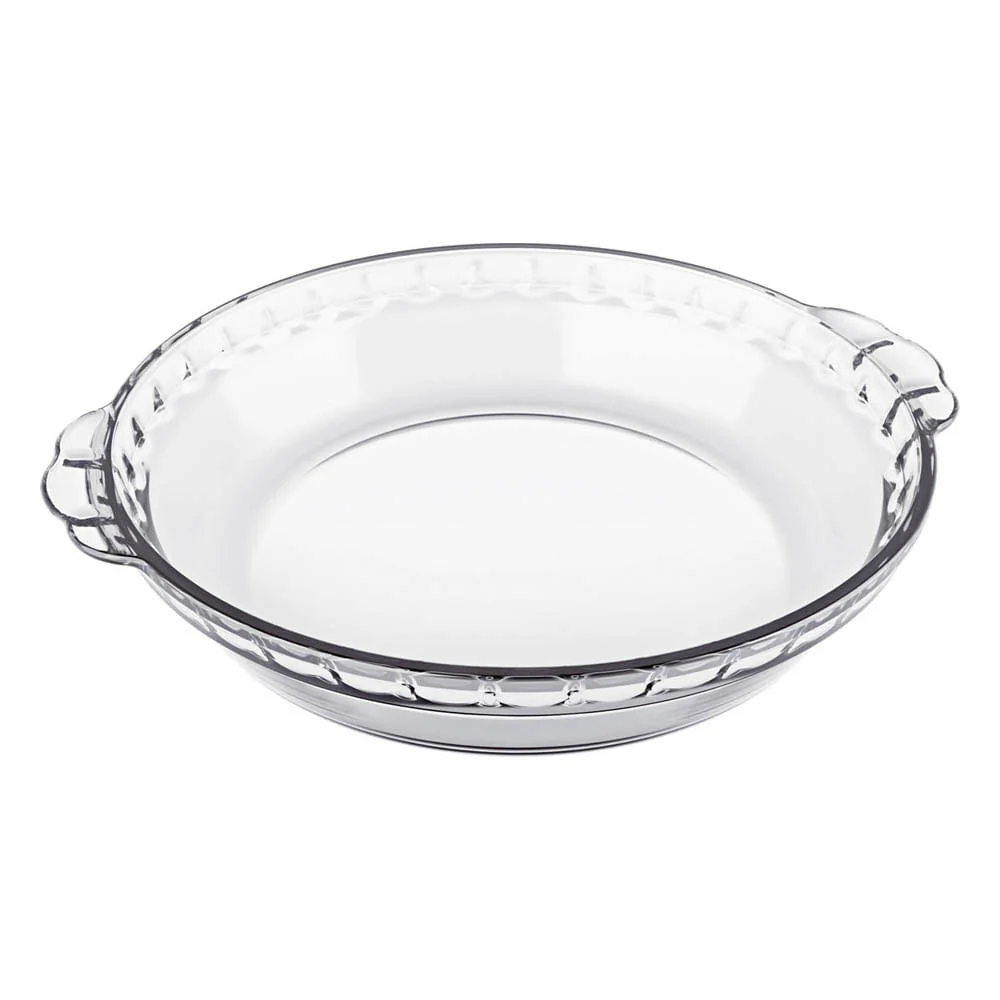 Molde Para Tarta Marinex de Vidrio Redondo 25.4 cm