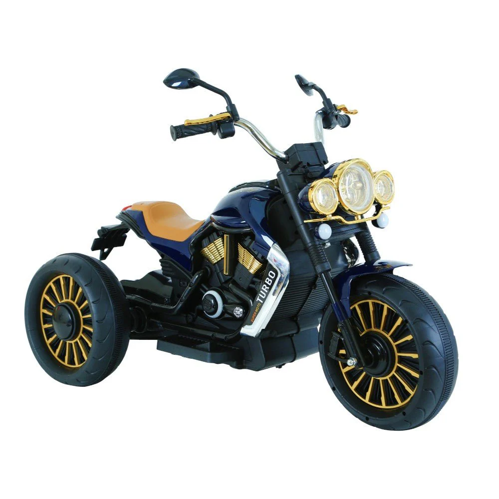 Moto Recargable Diseño Harley Davidson Negro 12V - Image 2