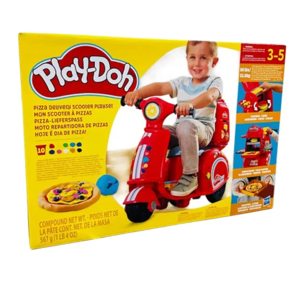 Moto Repartidor De Pizzas Play-Doh C/Accesorios - Image 4