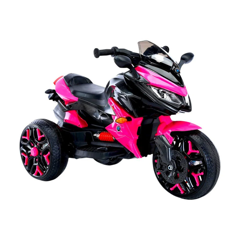 Motocicleta Recargable Rosa / 12V / Para Niñas / Diversión y Estilo - Image 2