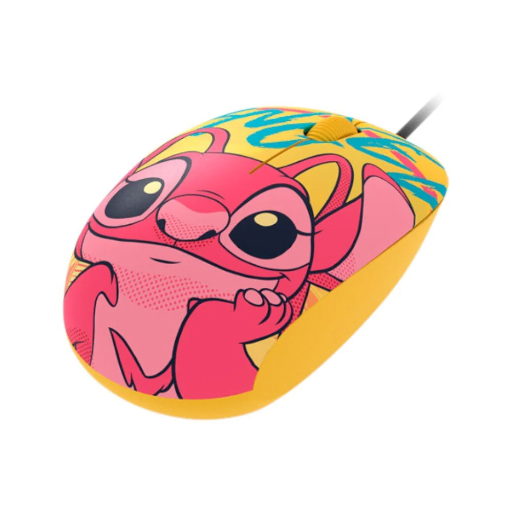Mouse Con Cable Xtech / Edición Disney Stitch / Amarillo - Image 4